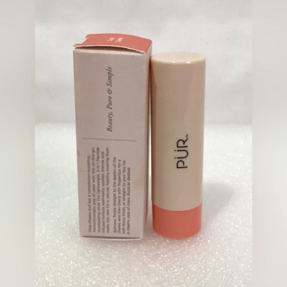 Silky Tint PUR Creamy Multitasking Stick with Peptides Coral Cosmo 0.21oz/ 6g